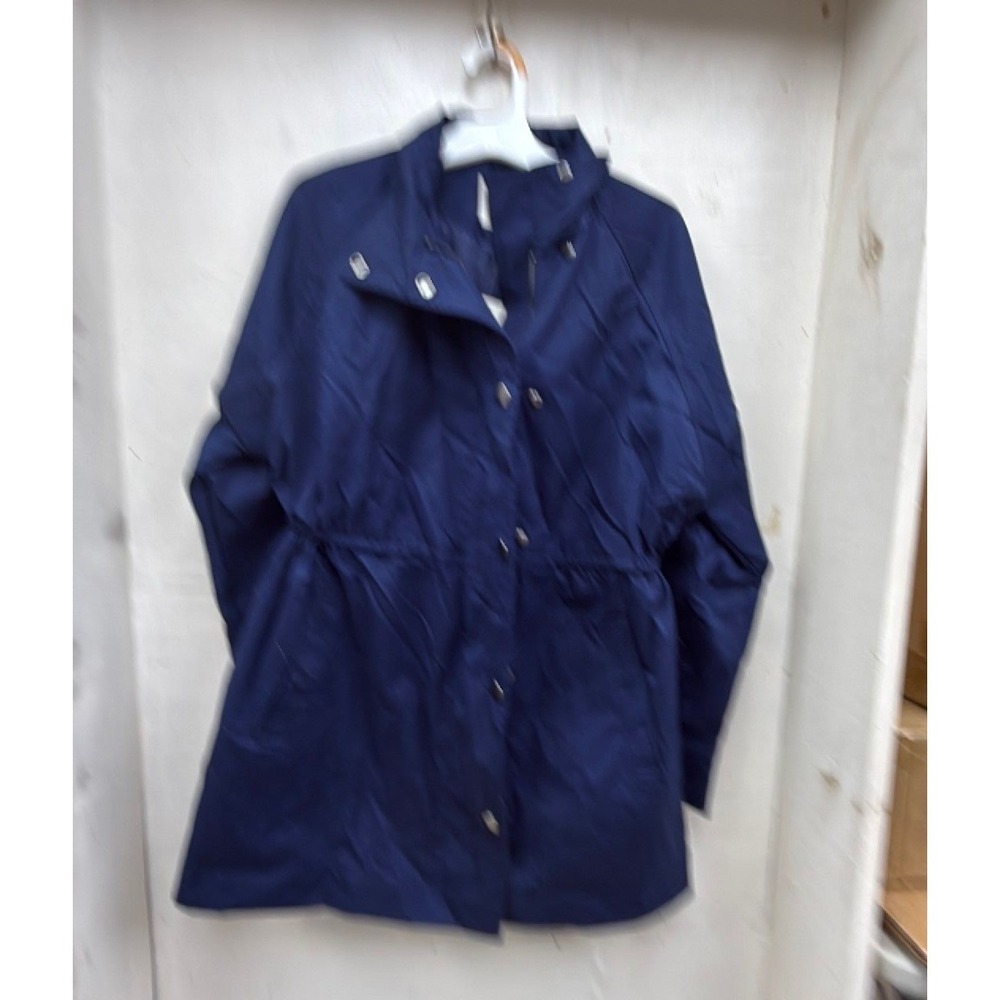 #70 New A New Day Navy Blue Lightweight Utility Jacket XS